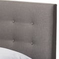 thumbnail image 4 of Baxton Studio Alinia Tufted Full Panel Platform Bed in Gray, 4 of 5
