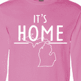 thumbnail image 4 of Inktastic It's Home- State of Michigan Outline Long Sleeve T-Shirt, 4 of 5