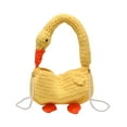 thumbnail image 2 of Segolike Goose Tote Bag Lightweight Pouch Trendy Novelty Cartoon Animal Crossbody Bag Yellow, 2 of 7
