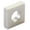 Brushed Nickel, variant on Schaub And Company 10030-MW Cafe Modern Square 1" Open Ring Slot Cabinet Knob / Drawer