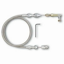 TC1000HT36 Hi-Tech Throttle Cable - Brushed Aluminum, 36 In.