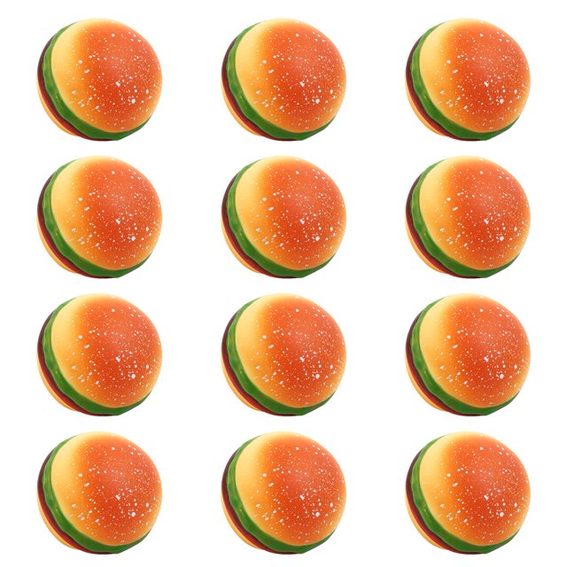 Slow Rising Squishy Toy Decompress And Stress Stretch Hamburger Toy Simulation Hamburger Decompression Stress Relief Toys zhangmengya LED