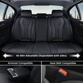 thumbnail image 5 of 2014-2019 Car Seat Cover for INFINITI Q70, Black Car Seat Covers, Waterproof PU Leather, 5 Piece Full Set, Easy to Clean and Install, Non-slip, Protect and Upgrade Seats, 5 of 7