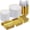 Gold, variant on 300 Piece Gold Glitter Disposable Plates for 50 Guests, Plastic Plates for Party, Wedding, Dinnerware Set of 50 Dinner Plates, 50 Salad Plates, 50 Spoons, 50 Forks, 50 Knives, 50 Cups
