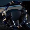 thumbnail image 2 of Motorcycle 14.5 Inch Printing PVC Leather Auto Accessories Steering Wheel Cover Car Wheel Cover Steering Wheel Cover, 2 of 6