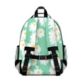 thumbnail image 3 of Green Daisy Flower Yellow Centers Pattern Backpack for School,Cute School Bag,Schoolbag with Adjustable Shoulder Straps & Padded Back,15.25"x11.5"x5.25", 3 of 5
