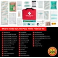 thumbnail image 3 of Protect Life 200-Piece First Aid Kit, Emergency Medical Kit for Office, School, Home, Travel & Workplace Use, 3 of 7