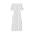 thumbnail image 4 of Gamivast Polka Dot Dress for Women Short Sleeve Crew Neck Maxi Dress With Pockets Loose Fit Casual Dresses A-Line Summer Sundress Sun Dresses Beach Wear, 4 of 5
