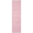 thumbnail image 3 of Safavieh Athens Talia Solid Shag Runner Rug, Pink, 2'3" x 8', 3 of 12