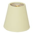 thumbnail image 3 of Royal Designs, Inc. Hardback Empire Chandelier Basic Shade CS-923-5LNEG-6, Linen Eggshell, 3 x 5 x 4.5, Pack of 6, 3 of 5