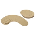 thumbnail image 1 of Uxcell Porte-Cartes Rond 4 Pouces, 36 Pcs Forme Ronde Découpes Papier, Couleur Kraft, 1 of 5