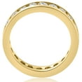 thumbnail image 2 of Pompeii 2ct Channel Set Diamond Eternity Ring 14K Yellow Gold (G/H,SI2-I1), 2 of 2