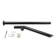 thumbnail image 3 of Retro Stair Railing Hand Rail Kit Fit 1 - 3 Steps Iron Metal Step Handrail,Black, 3 of 25