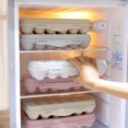 XTAIYIMAO 12/18 Pack Egg Holders Refrigerator Plastic Egg Containers