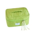 thumbnail image 2 of Ladies Makeup bag, Large Capacity Travel Makeup Bag, Portable Flat Large Opening Makeup Bag,Multifunctional Makeup Bag Organizer Toiletry Bag for Cosmetic Skincare Toiletries,Green, 2 of 3