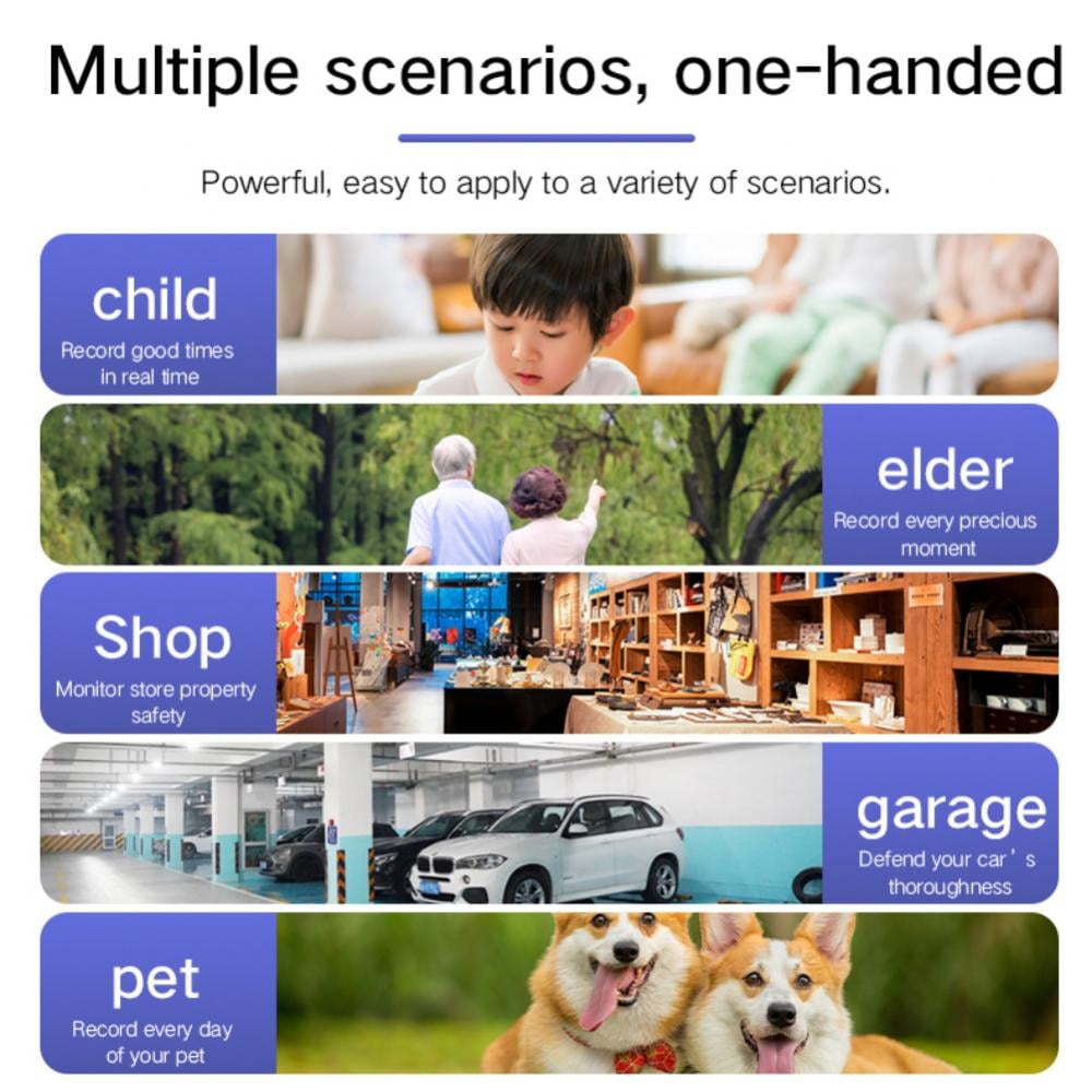 Camera Wireless Mini Nanny Camera HD 1080p with Night Vision Motion Detection for Security