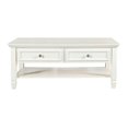 thumbnail image 1 of Coaster Table Basse Blanche Rectangulaire à 2 Tiroirs Home Furniture, 1 of 4