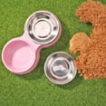 thumbnail image 4 of Wdftyju Tazón doble de acero inoxidable para mascotas, tazón de agua para alimentación de perros, plato de agua para comida de cachorros y gatos Wdftyju 2wn9nx8um8dw9md7D03, 4 of 8