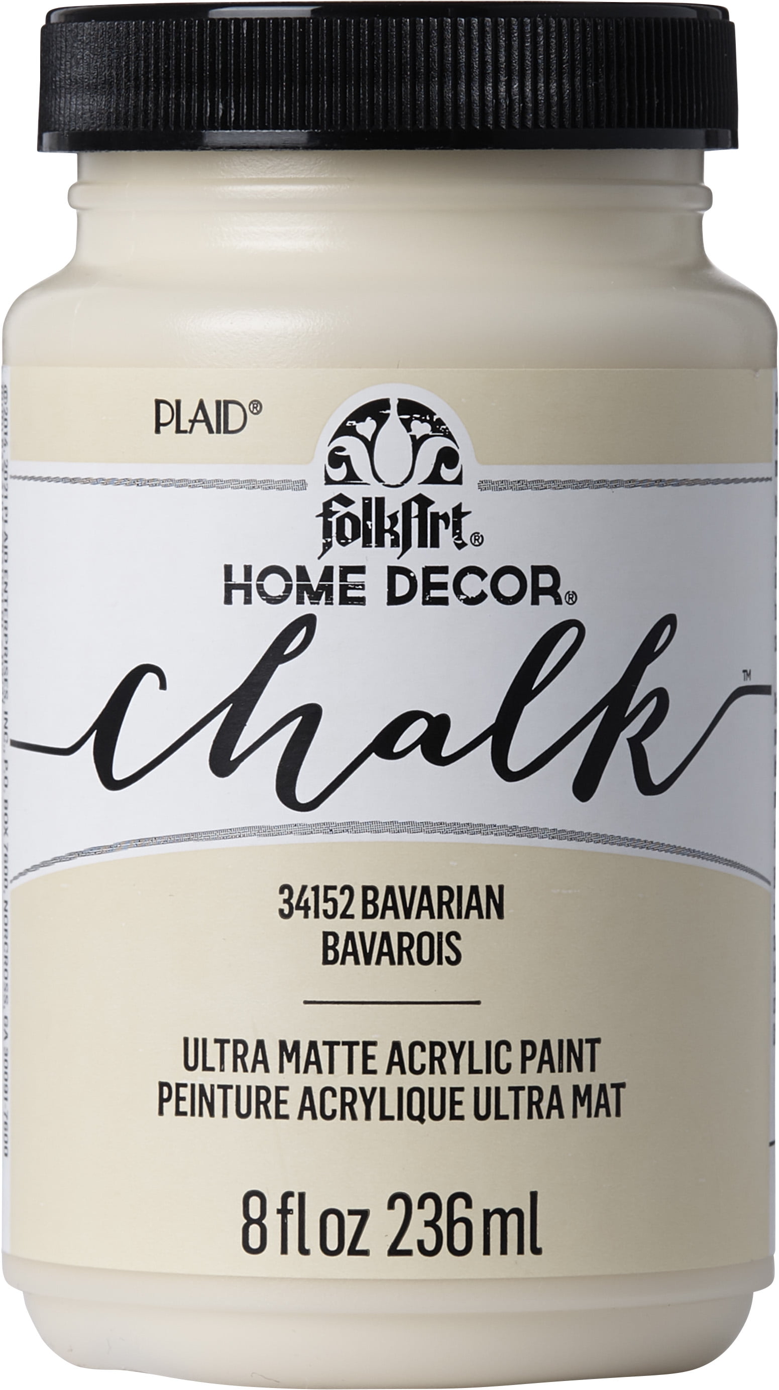 FolkArt Home Décor Chalk Acrylic Craft Paint, Bavarian, Ultra Matte Finish, 8 fl oz