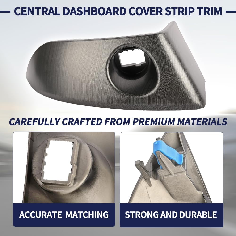 1 Pair Central Dashboard Cover Trim Panel 55413-42070-B0 55412-42060-B0 for Toyota RAV4 2006-2012 Base Limited Sport EV