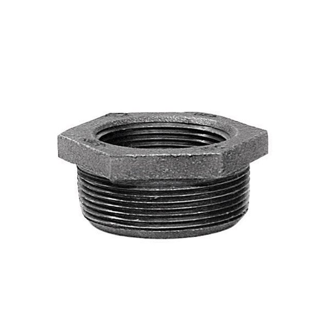 Yunque con buje hexagonal, 5,08 cm MPT x 1,91 cm D FPT, hierro galvanizado