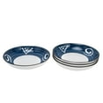 thumbnail image 1 of Salad Bowl, Vibrant Colors Eco Friendly Blue White Pattern Japanese Bowl Set  for Salad for Rice for Soup, 1 of 8