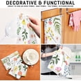 thumbnail image 7 of Soft Absorbent Reusable Kitchen Towels, Set of 4|28x18 in, Wildflowers Dining Kitchen Living Room Tea Towels Dish Towels Decorative Towels Washcloth Gift, 7 of 7