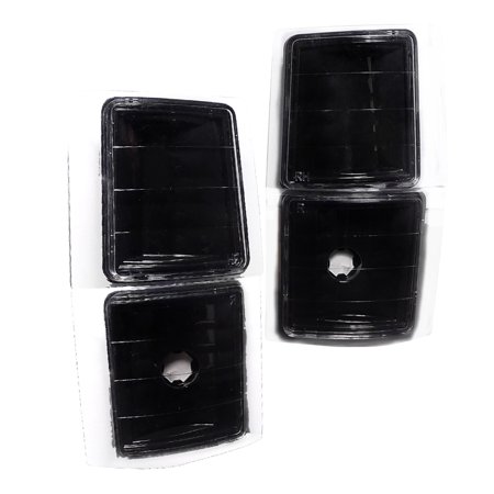 Suburban 80 Signal Light - Spec-D Tuning 1995-1999 Chevy Tahoe C/K Suburban Corner Lights Signal Park Lamps Black Clear (Left + Right) 95 96 97 98 99
