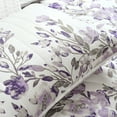 thumbnail image 6 of Lush Decor 100% Polyester Tanisha Quilt Gray/Purple 5Pc Set King, 6 of 8