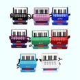 thumbnail image 1 of Mini Petit Accordéon 17 Touches 8 Basses Instrument de Musique Éducatif pour Enfants Jouet de Groupe Rythmique, 1 of 3