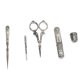 thumbnail image 5 of Kits De Tijeras Para Bordar, Diseño Vintage De Corte Rápido, Tijeras Vintage, Duraderas, Prácticas Para Coser ANGGREK Otros, 5 of 8