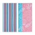 thumbnail image 3 of Mainstays Beach Towel, Coral, 2 Pack, 28" x 58", 3 of 7