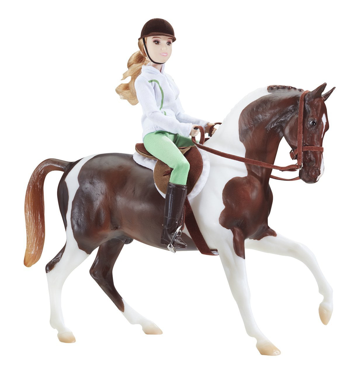 Breyer 1:9 Traditional Series Model Horse Set: Let's Go Riding, English ...