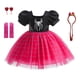 thumbnail image 2 of Vestidos de tutú de malla para niños de Disney, ropa de lentejuelas, mangas abullonadas, cosplay de SpidSuffolk, cumpleaños y Halloween ix, niña zhangyuxiang unisex, 2 of 2