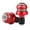 Red, variant on Bike Handlebar End Light Bar End Plug Warning Lights Waterproof Mountain Bike Handlebar Light Type-c Charging High-brightness Safety Warning Lamp Night Riding Road Bikes Accessories (Black)