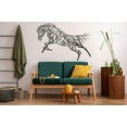 thumbnail image 2 of Tree Horse Metal Wall Decor for Home and Outside - Wall-Mounted Geometric Wall Art Decor - Drop Shadow 3D Effect Wall Decoration for Living Room Bedroom, 2 of 2