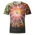 thumbnail image 4 of Leesechin Mens Fitted T Shirts Cool Graphic Tee for Men Digital Print, 4 of 7