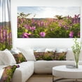 thumbnail image 1 of Amazing Summer Pasture with Flowers - Floral Canvas Art Print, 1 of 3