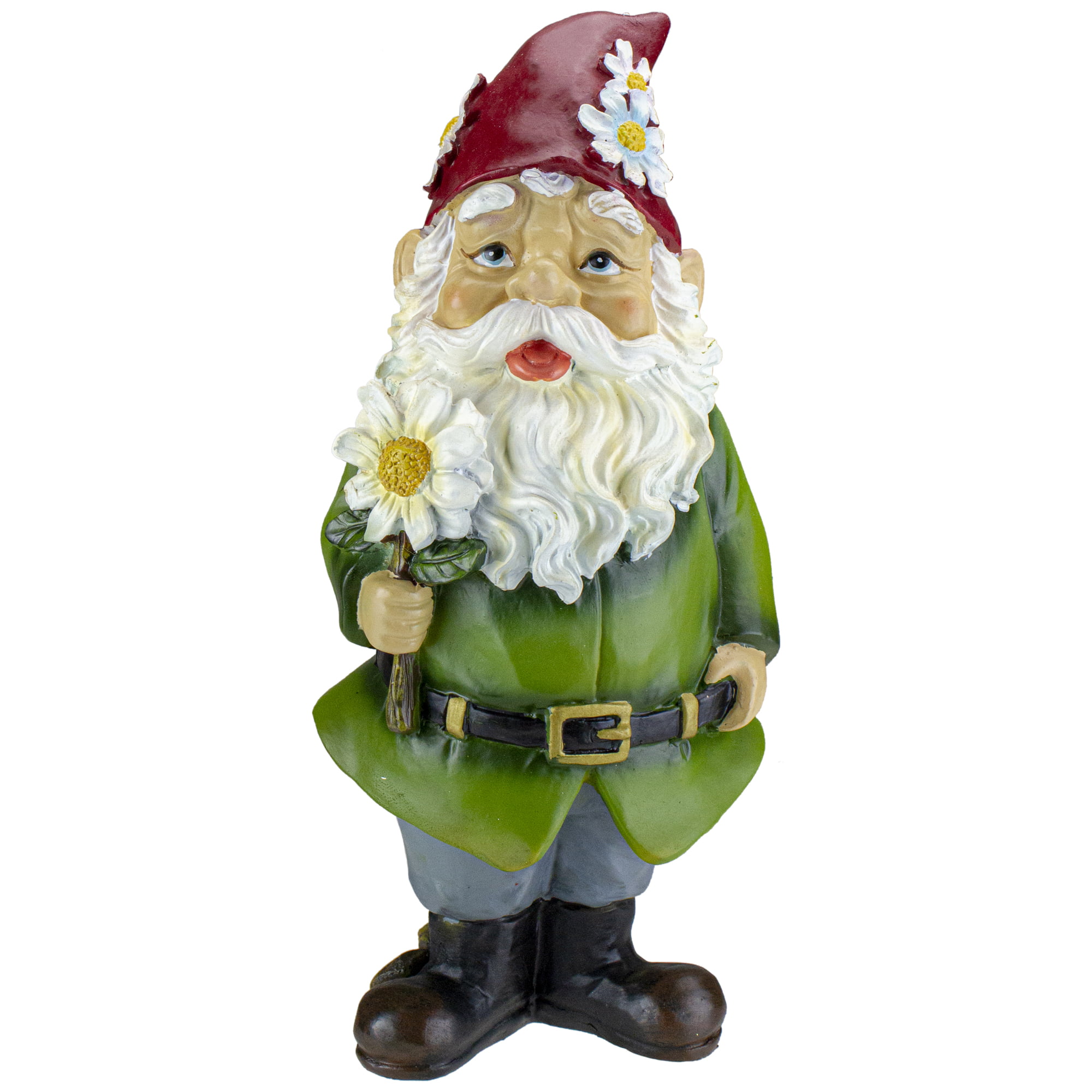 Green Grouchy Santa Gnome