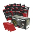 thumbnail image 1 of BCW Deck Guard - Double Matte Card Sleeves | 500 Count Box (10 Packs of 50 Sleeves) |Acid-Free, No PVC | Fits 2.5" x 3.5" Game Cards | Archival Safe Sleeves for Card Protection (Red), 1 of 4