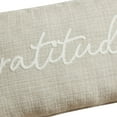 thumbnail image 4 of Way to Celebrate 14" x 22" Beige Embroidered Gratitude Oblong Decorative, 4 of 5