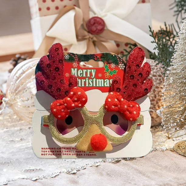 Christmas Glasses Funny Christmas Decoration Costume Eyeglasses