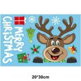 thumbnail image 4 of Christmas Window Clings Decor Merry Christmas Snowflake Santa Claus Reindeer Window Stickers Decals for Glass Window Xmas Decors, 4 of 5