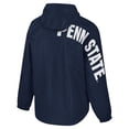 thumbnail image 3 of Men's Colosseum  Navy Penn State Nittany Lions Reloaded Anorak Half-Zip Jacket, 3 of 3