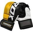 thumbnail image 2 of RDX Martial Arts T6 Grappling Gloves, Yellow, Medium, 2 of 9