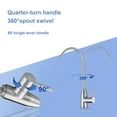 thumbnail image 5 of Lead-Free Drinking Water Faucet,Brushed Nickel Finish, 5 of 6