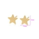 thumbnail image 2 of Aretes Broqueles Estrella Pulidos P/ Dama o Niña Oro 14K Lam dorado Unitalla, 2 of 7