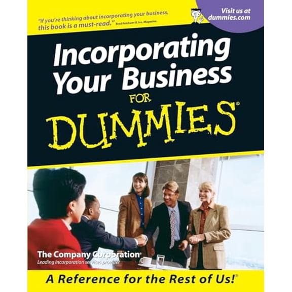 Pre-Owned Incorporating Your Business For Dummies, 9780764553417, 0764553410, Paperback, 1 edition
