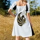 thumbnail image 5 of UCF mármol negro y dorado pegasus vestido de manga corta ropa de mujer elegante vestidos de mujer promoción, 5 of 7