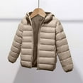 thumbnail image 2 of ZyeKqe Winter Coat Boys Girls Hooded Puffer Jackets Lightweight Warm down Coat Packable Snow Outerwear, 2 of 4